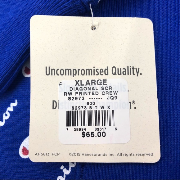 Champion Crewneck Reverse Weave All Over Print XL - Picture 4 of 6